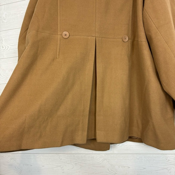 Torrid Softest Coat Double Breasted Peacoat Camel Color Size 6X NWOT - Picture 12 of 16